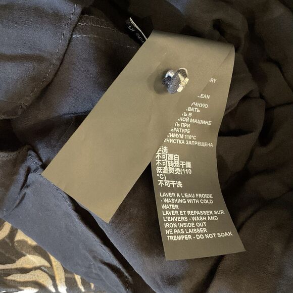 The Kooples Zebra Print Ruffled Mini Dress Size 3 (US 8) Flutter Sleeve NWT $370 - Picture 11 of 13